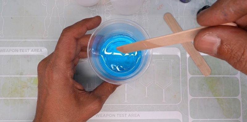 Colorare la resina epossidica con il colorante per resina GSW